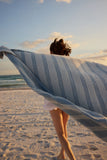 Tile Stripe Fog Lightweight Blanket