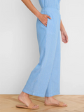FAIRFIELD WIDE LEG GAUZE ANKLE PANT