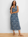 SHIBORI LILIES CORA DRESS